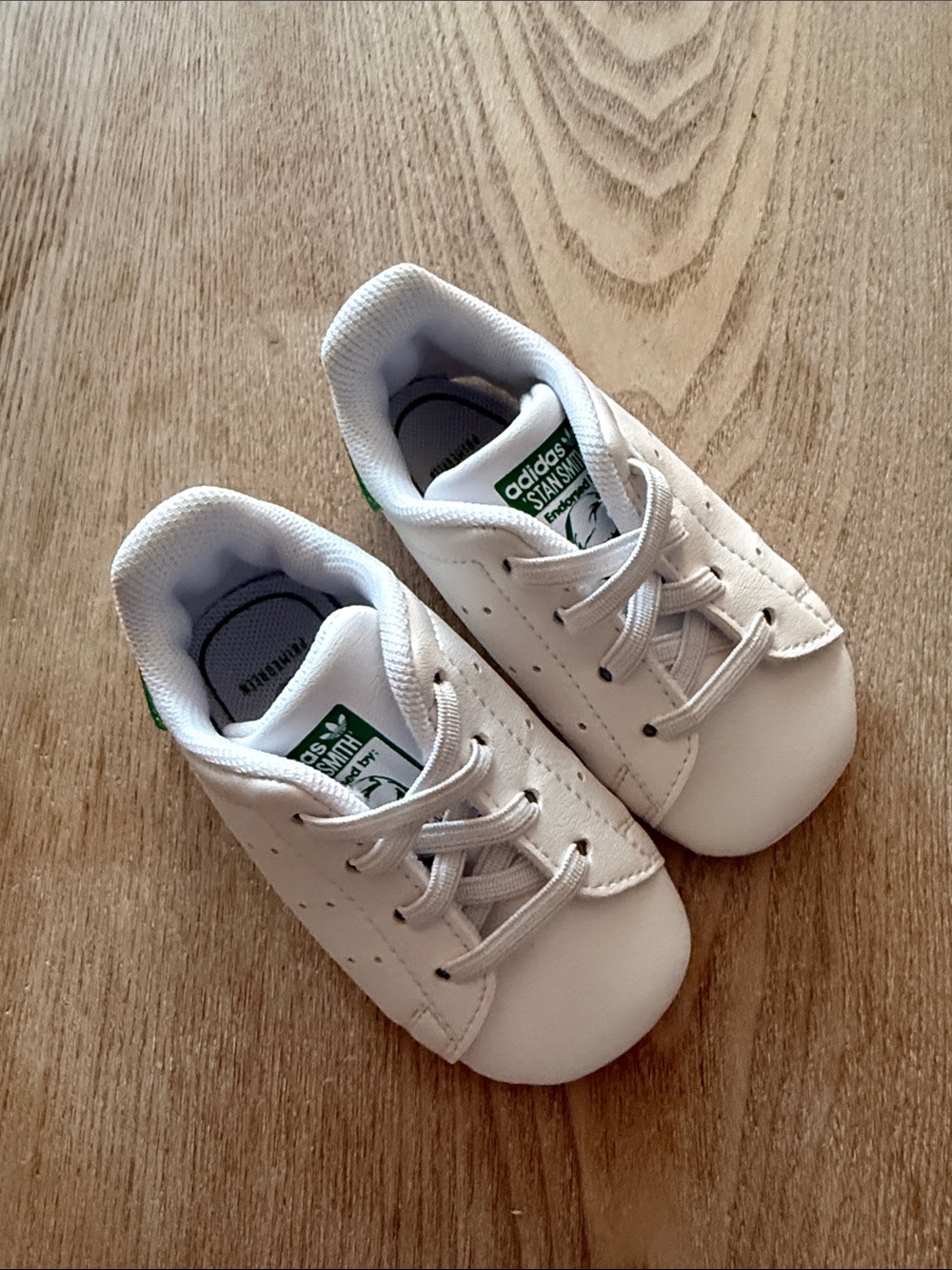 NWT adidas White and Green Kids' Stan Smith Baby Sneakers